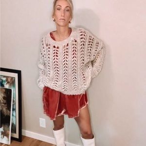 Mango Mojito distressed sweater